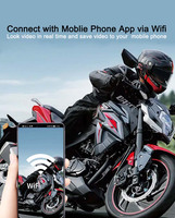 IP65 tahan air 2K BT interkom helm kamera DVR untuk sepeda motor 1080p perekam Video harga grosir