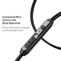 Untuk Suara Bass Dynamic Driver Earphone Olahraga In-Ear dengan Mikrofon Kabel 120cm Jack Aux 3.5mm untuk /iPhone 6/ MP3