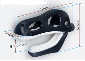 Nuovo Capotasto per Chitarra in Lega di Zinco a Forma di <span class=keywords><strong>Testa</strong></span> di Dinosauro Argento/Nero/Bianco, Accessorio Creativo per Chitarra Acustica - Product Image 2