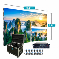 Mur vidéo LED couleur en location P2.6/P2.9/P3.91 Modulaire 500x500mm IP65 Étanche Lisible en plein soleil Luminosité 1000cd