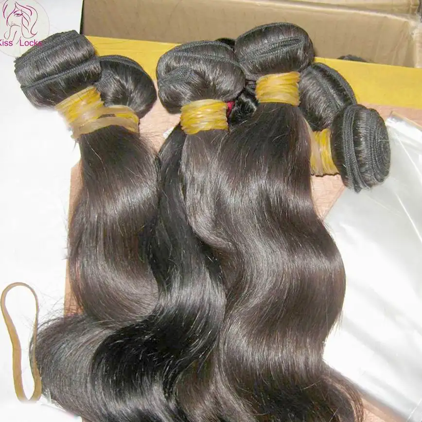 Natural Light Brown Cambodian Human Hair raw body Wavy Weave Healthy Collections Wholesale Supplier