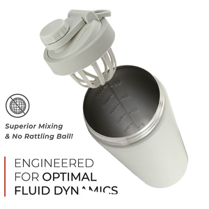 Shaker personalizzato con logo, bottiglia termica in acciaio inossidabile <span class=keywords><strong>a</strong></span> doppia parete sottovuoto da 20oz, tazza shaker per proteine resistente da palestra - Product Image 2