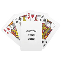 Cartes à jouer personnalisées imprimées sur mesure, logo personnalisé de haute qualité, photo, jeu de poker, cartes de jeu avec boîtes, cadeau promotionnel pour entreprise