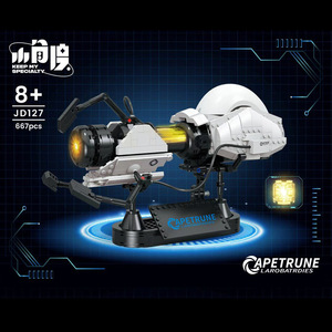XJD JD127 667PCS <span class=keywords><strong>Pistola</strong></span> de Teletransportación Espacial, Set de Bloques de Construcción, Modelo Técnico de Plástico, Juguete Moderno, Regalo Festivo - Product Image 1