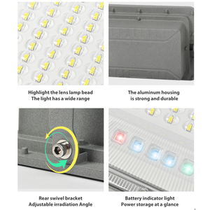 <span class=keywords><strong>Projecteur</strong></span> solaire extérieur étanche IP65, 50W 100W 200W 300W, lumière blanche chaude, <span class=keywords><strong>projecteur</strong></span> <span class=keywords><strong>LED</strong></span> extérieur - Product Image 5