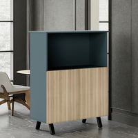 Armoire de classement de bureau modulaire en bois massif, étagère, tiroirs verrouillables, serrure à clé, grande capacité, gain de place