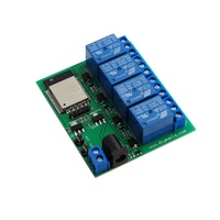 Module de relais WiFi 4 canaux DIYmall ESP32, compatible Bluetooth, avec ESP32S et ESP32-WROOM-32 intégrés
