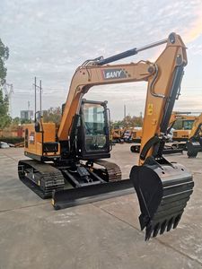 Excavatrice sur chenilles haute performance de 7,5 tonnes SY75C, mini-pelle fiable pour la route et la construction - Product Image 4