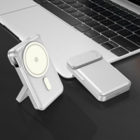 Batterie externe magnétique sans fil ultra-mince 25W Type-C Li-Polymère, compacte et transfrontalière, 10000 mAh, charge super rapide