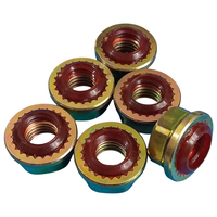 Écrou de blocage hydraulique M6 M8 M10 M12 M14 M16, écrou à bride auto-étanche avec joint intégré, fixation étanche