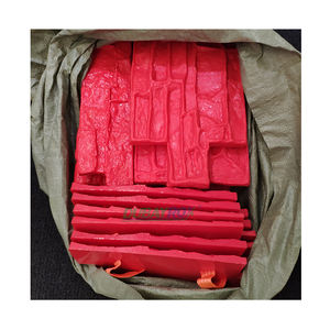 Moldes de goma de la estera del sello de la pared <span class=keywords><strong>vertical</strong></span> del hormigón DE LA PU para la impresión estampada de la pavimentación concreta - Product Image 6