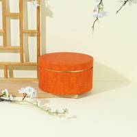 Großhandel Umweltfreundliche Karton-Zylinder-Röhre mit Flachkante Blumen 2-in-1-Set Geschenk Runde Recycelbare Papierbox