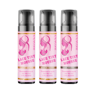 Uufine Private Label finitura naturale pizzo colore pizzo <span class=keywords><strong>tinta</strong></span> fusione Mousse per <span class=keywords><strong>capelli</strong></span> per le donne parrucca per <span class=keywords><strong>capelli</strong></span> pizzo - Product Image 1