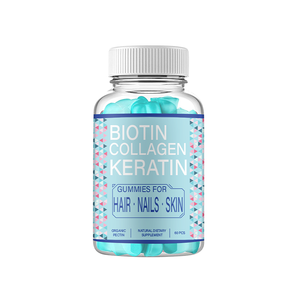 Lifeworth superventas gomitas de biotina para adultos colágeno queratina pelo piel uñas soporte vitaminas - Product Image 3