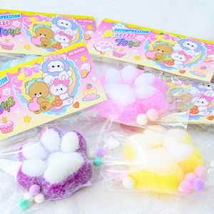 New Product Factory Direct Sale Mini Mochi Taba <b>Fidget</b> White Small Clear Cat Paw Squishy Toys - Product Image 5