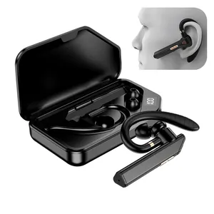 HiFi surround sound handsfree in ear headphones with 500mAh charging box for smartphone TWS wireless earphones