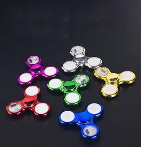 Novanacross bán buôn ngón tay Spinner pha lê sáng ngón tay con quay hồi chuyển Electroplate kim loại ngón tay con quay hồi chuyển đồ chơi phổ biến - Product Image 5
