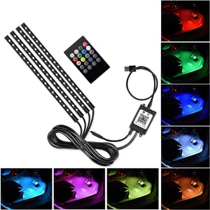Yosovlamp per Illuminazione Decorativa dei Piedi dell'Auto Controllata via Bluetooth, Barra Luminosa Musicale con Controllo Remoto e Vocale per Modelli Golf e Versa - Product Image 2