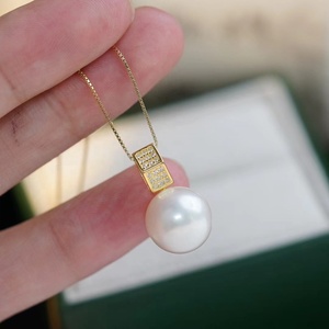 <span class=keywords><strong>P3008</strong></span> 10-11mm DIY Perle D'eau Douce Naturelle Charme Pendentif Collier Accessoire 925 Bijoux En Argent Sterling pour Femmes Sans Chaîne - Product Image 3