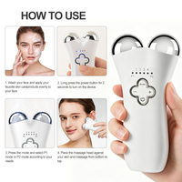 Masseur facial électrique OEM, produit de beauté pour le visage et le cou, appareil de beauté portable rechargeable, outils de soin de la peau pour hommes et femmes, utilisation à domicile