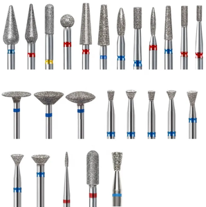 Kit professionnel de soin des cuticules avec embout de perceuse à ongles diamantée pour manucure, pédicure, ponçage, polissage et élimination des peaux mortes en salon - Product Image 5