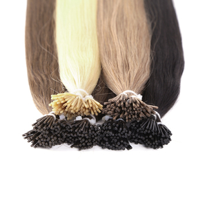 Extensiones de Cabello Humano Remy Ruso de Doble Grosor con Punta I y Punta U, Mechones Lisos para Alargamiento en Salón - Product Image 2