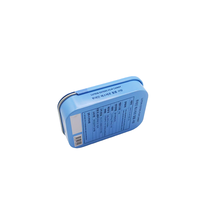 Boîte en fer blanc pour le rangement de bonbons et de trésors de pêcheur, petite boîte de rangement pour matériel de pêche et hameçons, qualité alimentaire