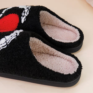 Chaussons de créateur pour femme avec semelle TPR premium, nouveau design, doublure en peluche, style moelleux, pour l'hiver et Halloween - Product Image 5