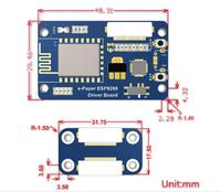 Waveshare papan Driver e-paper Universal dengan WiFi SoC espac266 Onboard, mendukung berbagai Waveshare SPI panel mentah kertas