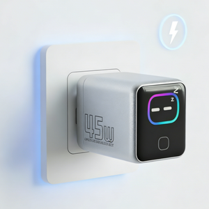 Nuevo Cargador Inteligente con IA de 45W GaN PD3.0, Adaptadores Universales para Viajes y Negocios, Cargador de Pared Inteligente con IA de 45W para Doble Escenario - Product Image 1