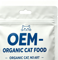 Sac pour animaux de compagnie plat et léger en PE avec fermeture éclair, mini, portable, durable, avec logo personnalisé, taille personnalisée, pochette autoportante, sac en plastique, sacs en Mylar