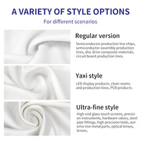 Lingettes de salle blanche Baichen Champion des ventes, carrées, réutilisables, sans jaunissement, sans perte de fibres, modèle industriel personnalisé 1009 220 g/m²