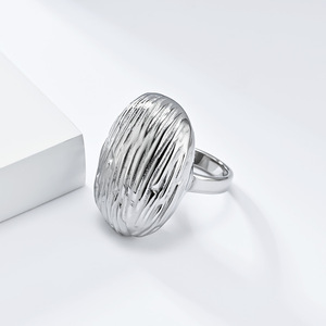 Geometric <b>Ring</b> Steel Gold Women's Fashion Daily Wear - Product Image 4
