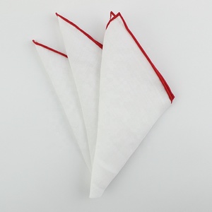 Mens Phù Hợp Với Thời Trang Giản Dị Sang Trọng Tùy Chỉnh In Màu Sắc Khác Nhau Trim Hand Cán Cạnh Khăn Tay Ý <span class=keywords><strong>Pocket</strong></span> Vải Lanh Vuông - Product Image 2