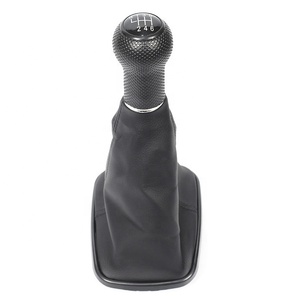 JDMotorsport88 perilla de cambio de marchas manual negra para coche con Bota para Volkswagen Golf IV 4 <span class=keywords><strong>Bora</strong></span> 1998-2004 - Product Image 4