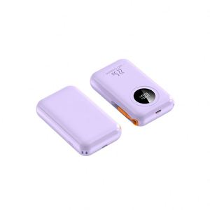 Banco de Energía Portátil con Carga Rápida Pd22.5W, Cable Retráctil Integrado, Diseño Familiar de 10000 mAh/20000 mAh - Product Image 2