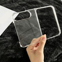 Nouvelle coque transparente pour iPhone Duo Fold, coque de téléphone portable en PC rigide antichoc transparente pour iPhone 18 Duo
