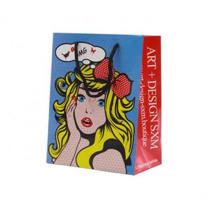 Sacs en papier promotionnels personnalisés imprimés, colorés et bon marché avec poignées – Offre spéciale - Product Image 3