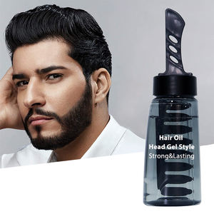 Huati Sifuli Private Label Natural Vegan Non grasso rinfrescante asciugatura rapida Lasting Men Hair Gel Styling Wax <span class=keywords><strong>con</strong></span> pettine - Product Image 1