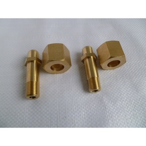 Copper Pressure Regulator Adapter G5/8 To Npt1/4 Connector For Oxygen Cylinder - Product Image 1