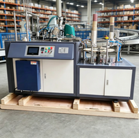 Máquina para Vasos de Papel Desechables, Máquina Impresora de Vasos de Cartón, 90-110 Piezas/min, Máquina Manual para Vasos de Papel para Pequeñas Empresas