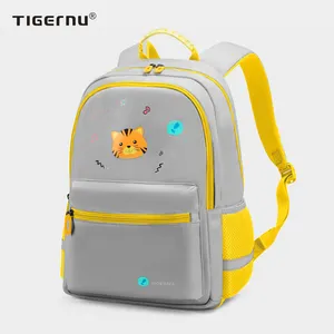 Tigernu T-B9030A Waterproof Cure Boys Girls Backpack Mochila Escolar School Bag for Kids with Carton Polyester Unisex Fasion