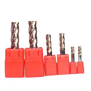 Fresa de carburo de estaño de alta precisión personalizada, fresa de extremo sólida estándar para máquina CNC, 2/3/4 filos, OEM/ODM, Altin HRC65 - Product Image 4
