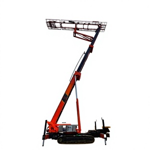 Máquina de Perfilado de Tejas Móvil de Alta Resistencia para Techos Altos con Elevador de Tijera Telescópico y Prensa de Tejas, de Origen Chino - Product Image 1