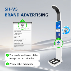 <span class=keywords><strong>Balance</strong></span> commerciale à monnayeur pour la mesure de la taille et du <span class=keywords><strong>poids</strong></span> avec imprimante – Machine de pesée à monnayeur - Product Image 6