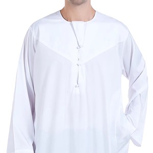 Best-seller Abaya pour hommes, été et hiver, pour les fêtes, design éprouvé sur le marché, faible risque d'inventaire, Thobe classique, tissu respirant de qualité supérieure - Product Image 4