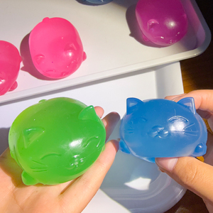 <b>Cat</b>-Shaped Slow Rising <b>Squishy</b> Toy Maltose Filled TPR Stress Relief Fidget for Kids Adults - Product Image 2