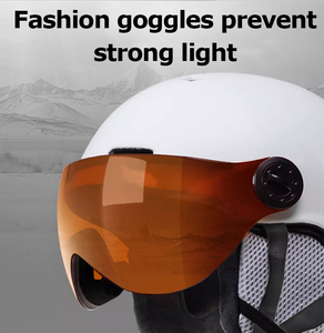 Có thể điều chỉnh EPS bọt PC Shell tuyết trượt tuyết Snowboard Mũ bảo hiểm với có thể tháo rời earmuffs và kính xách tay - Product Image 5