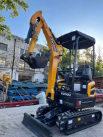Excavadora de la mejor opción para el desarrollo de infraestructura global Mini Hyudraulic Digger Rigs 1.7ton Yuchai U17 Precio