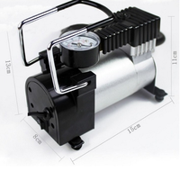 Pompe à air pour voiture monocylindre 150 PSI Gonfleur de pneus Mini compresseur d'air